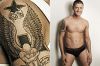 michael clarke angel and arabic tattoo